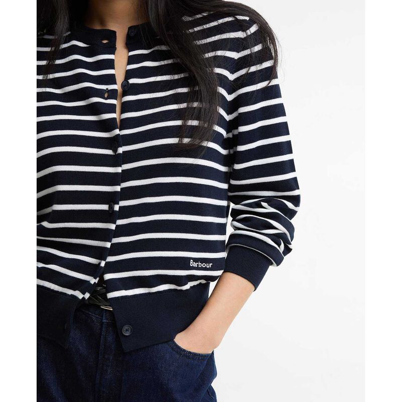 Barbour Baiton Striped Cardigan image number 2
